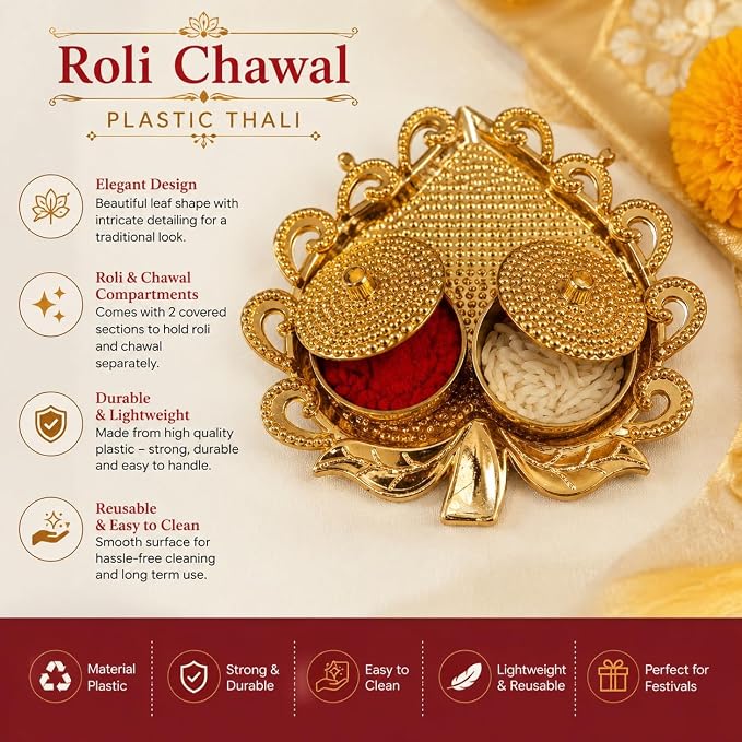 Rakhi for Brother & Bhabhi Rakhi Lumba Set for Bhai Bhabhi Rakhi Gifts for Bhai with Roli Chawal & Card Rakshabandhan Gifts for Brother