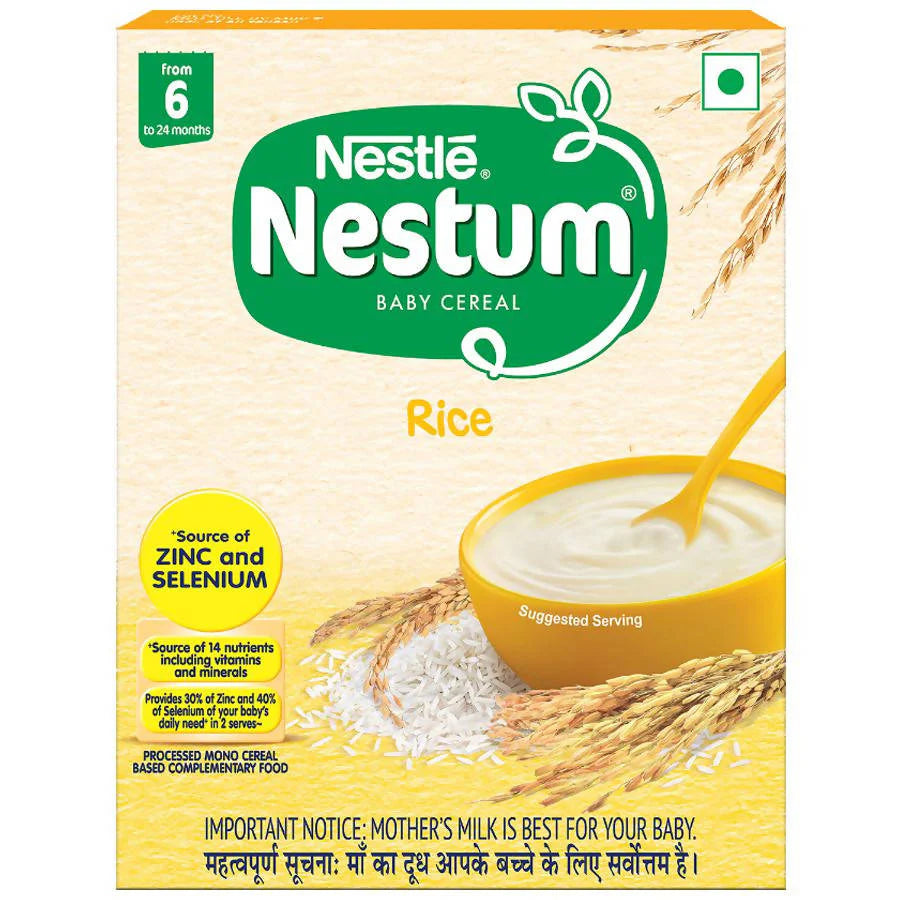Nestle Nestum Baby Cereal - Rice, From 6-24 Months -300 gm Mytrendzcart