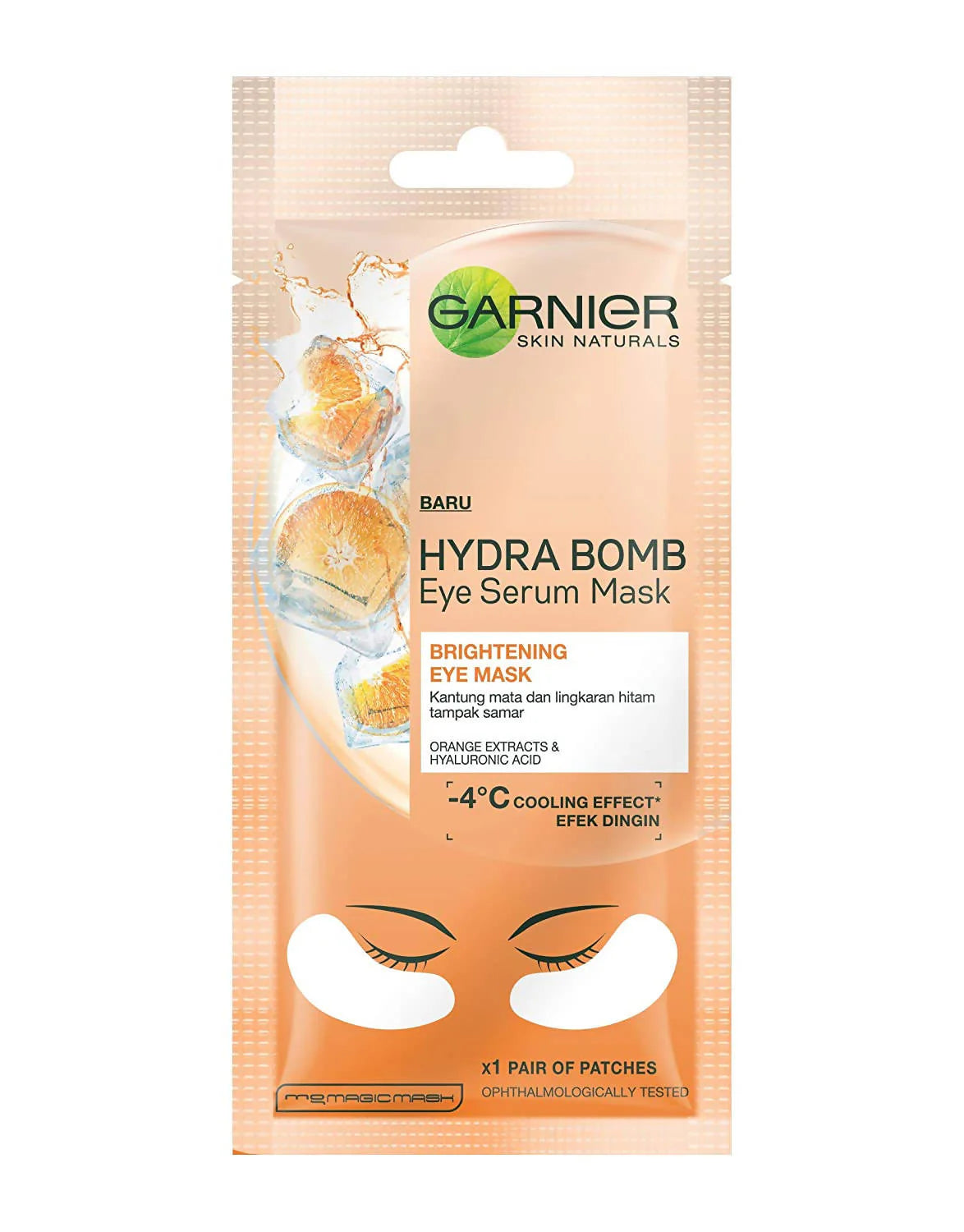 Garnier Hydra Bomb Eye Serum Orange Mask -6 gm Mytrendzcart