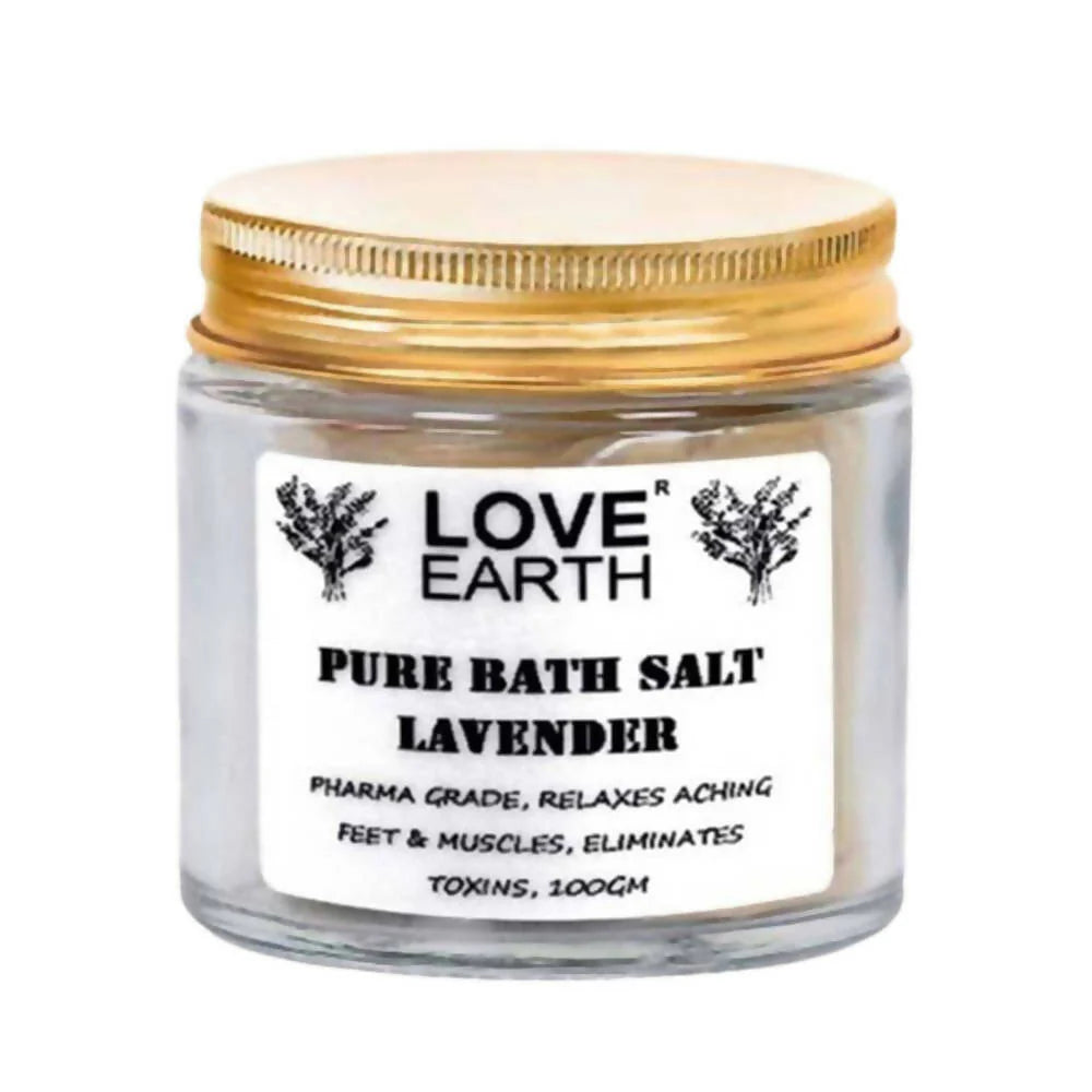 Love Earth Pure Bath Salt Lavender -100 gm Mytrendzcart