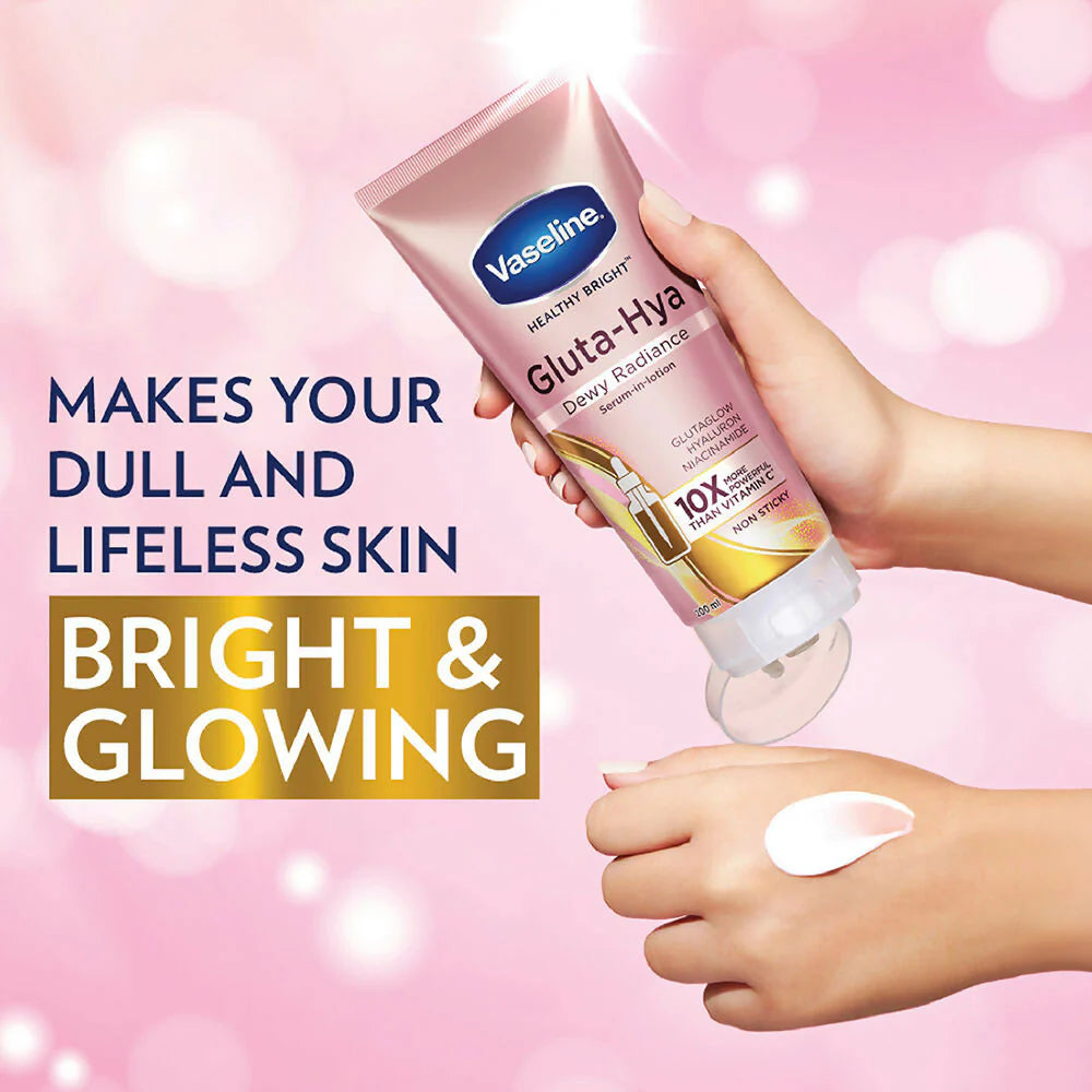 Vaseline Gluta Hya + Sun Protect Combo -combo