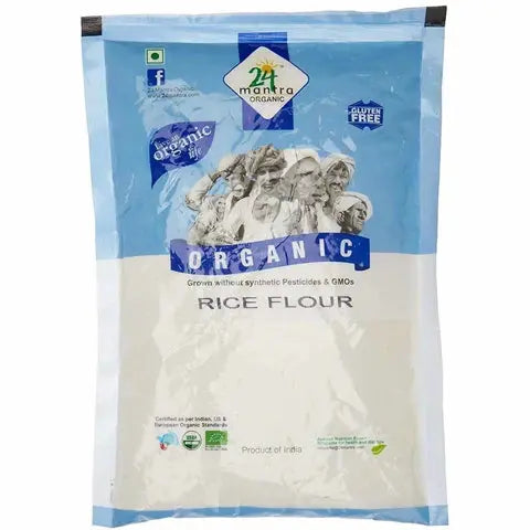 24 Mantra Organic Rice Flour -500 gm - Mytrendzcart