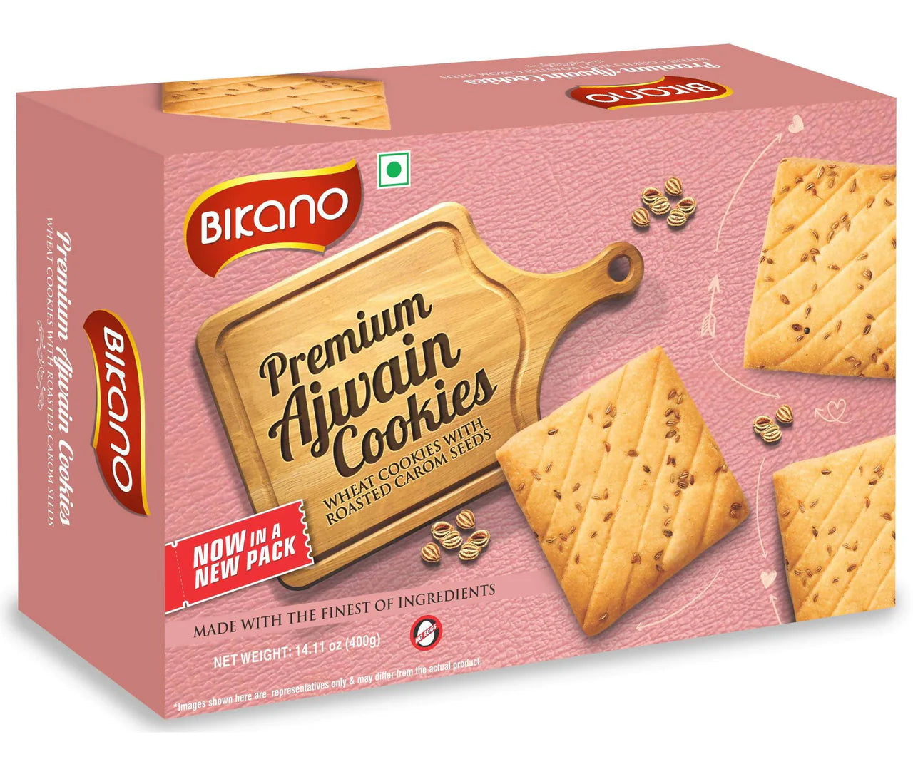 Bikano Premium Ajwain Butter Cookies -Pack of 1 Mytrendzcart