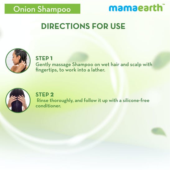 Mamaearth Onion Shampoo For Hair Fall Care -250 ml - Pack of 1 Mytrendzcart