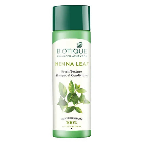 Biotique Bio Henna Leaf Fresh Texture Shampoo and Conditioner -120 ml Mytrendzcart