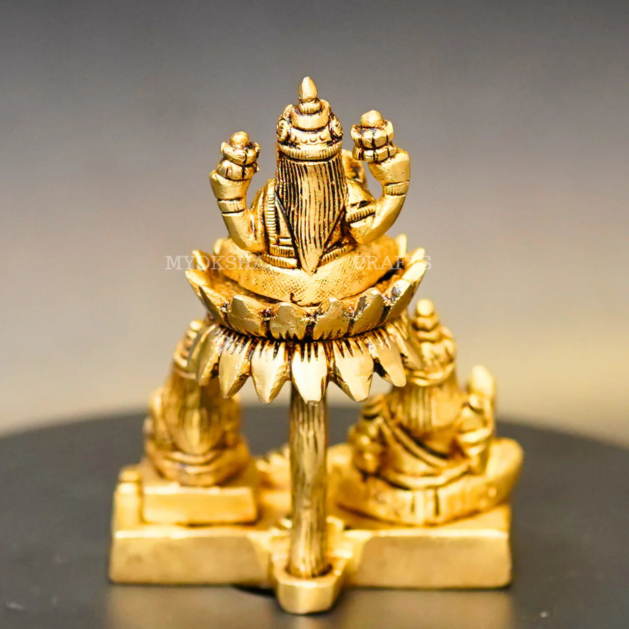 Brass Lakshmi with Kubera & Reddhi Idol Mytrendzcart