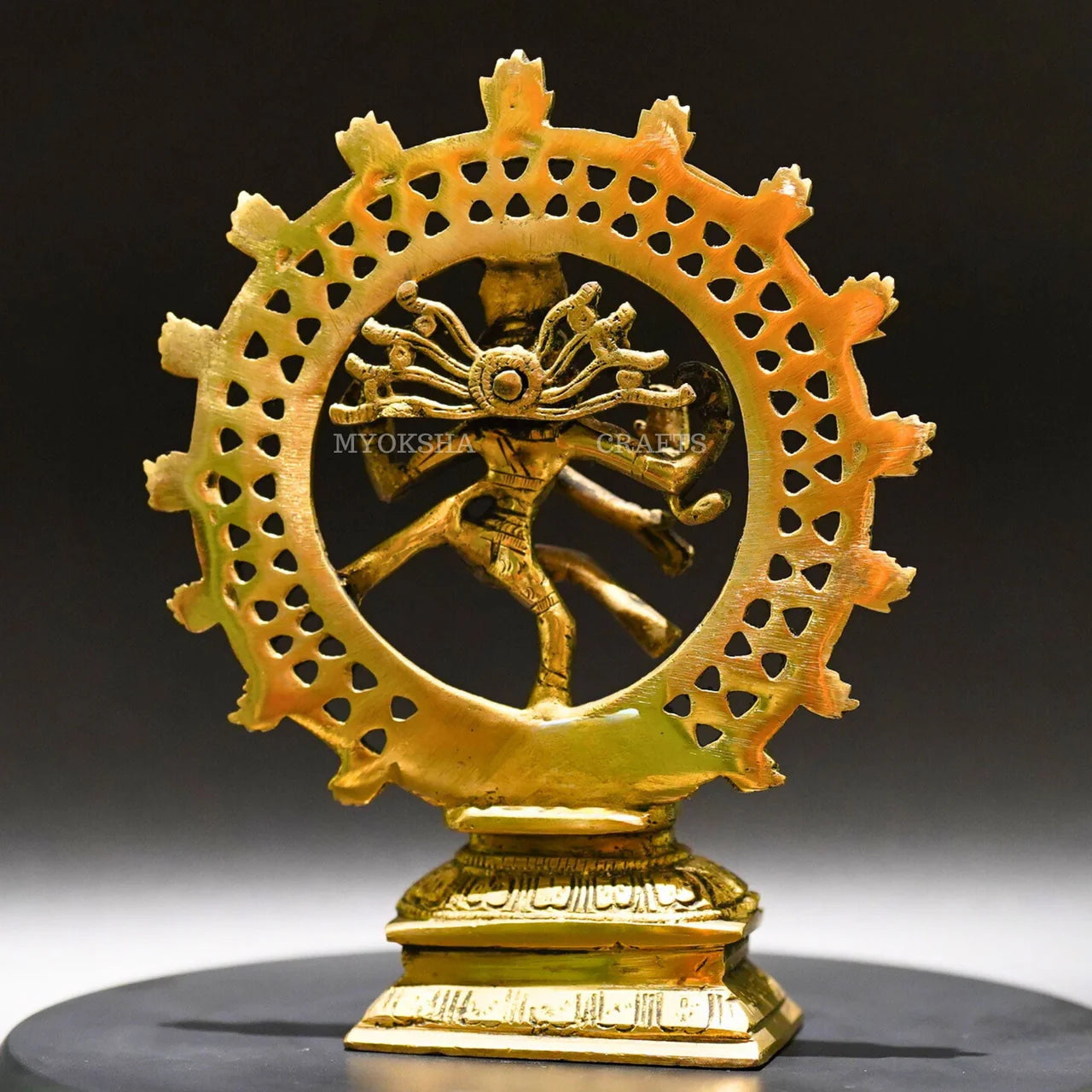 Brass Nataraja Idol - Divine Expression of Cosmic Energy and Harmony Mytrendzcart