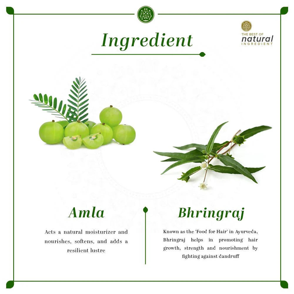 Khadi Natural Amla & Bhringraj Hair Cleanser -210 ml Mytrendzcart