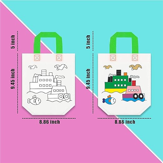 SNAPTRON DIY Return Gifts For Kids Birthday - 10Pcs Return Gift Bags For Kids Birthday/Best Goody Bags For Party/Birthday Return Gifts For Kids Bulk Items/Goodies Bag Children 4 5 6 7 8 Years Old Mytrendzcart