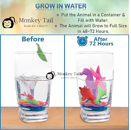 MONKEYTAIL Magic Combo Packs with Goody Bag | Set of 10 | Party favors | Birthday Return Gifts for Kids of All Age Group Mytrendzcart