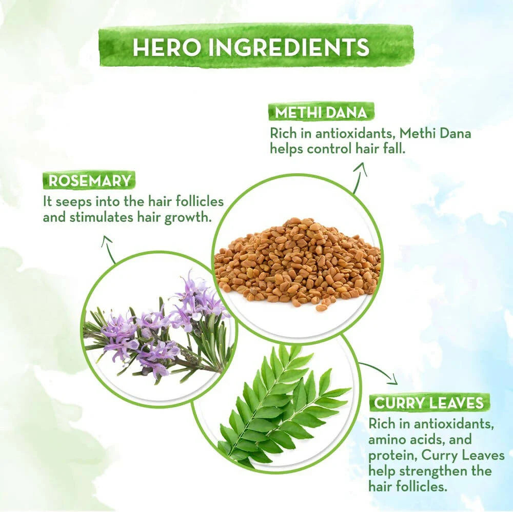 Mamaearth Rosemary Hair Growth Oil with Rosemary & Methi Dana -150 ml Mytrendzcart