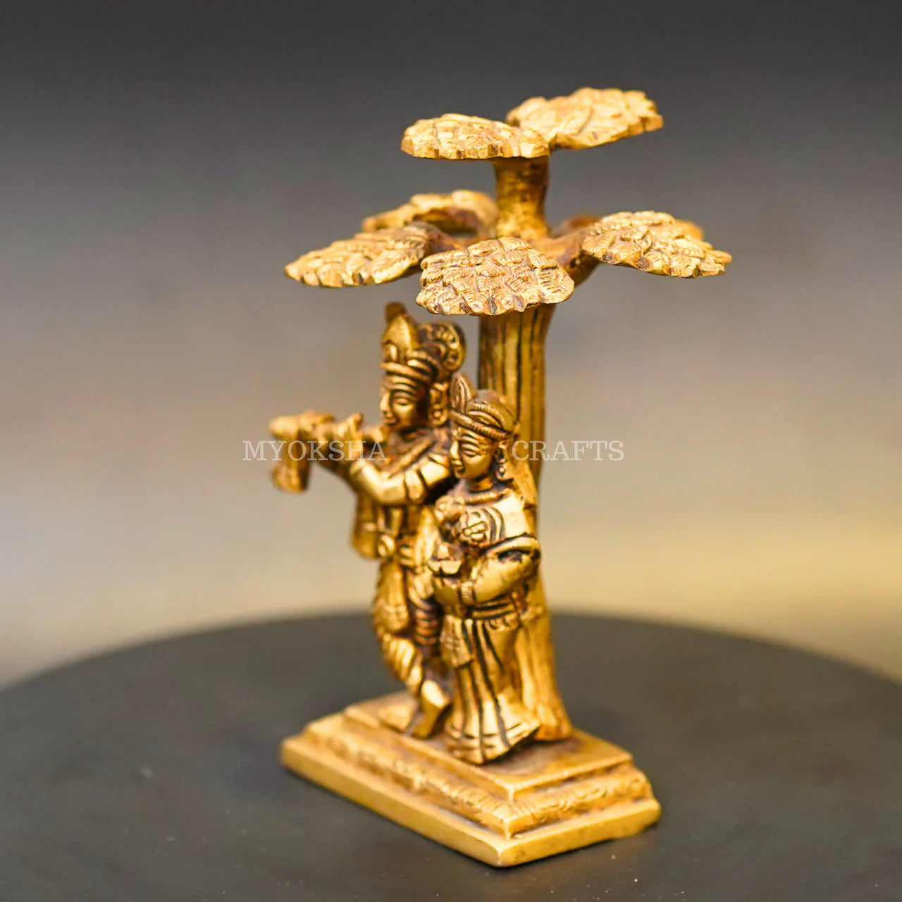 Brass Radha Krishna Idol Mytrendzcart