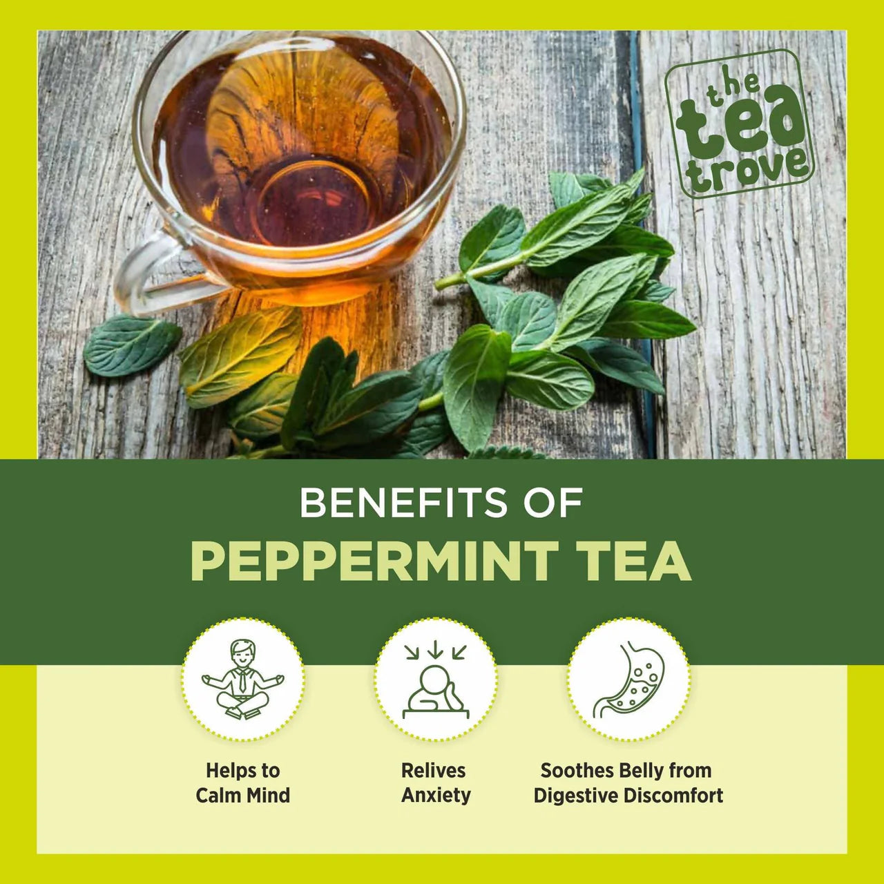 The Tea Trove - Peppermint Herbal Tea Mytrendzcart