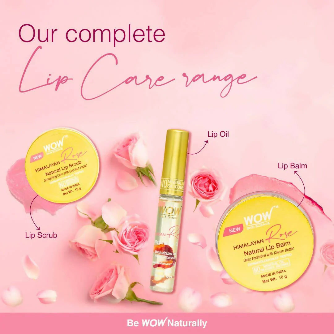 Wow Skin Science Himalayan Rose Lip Oil -10 ml Mytrendzcart