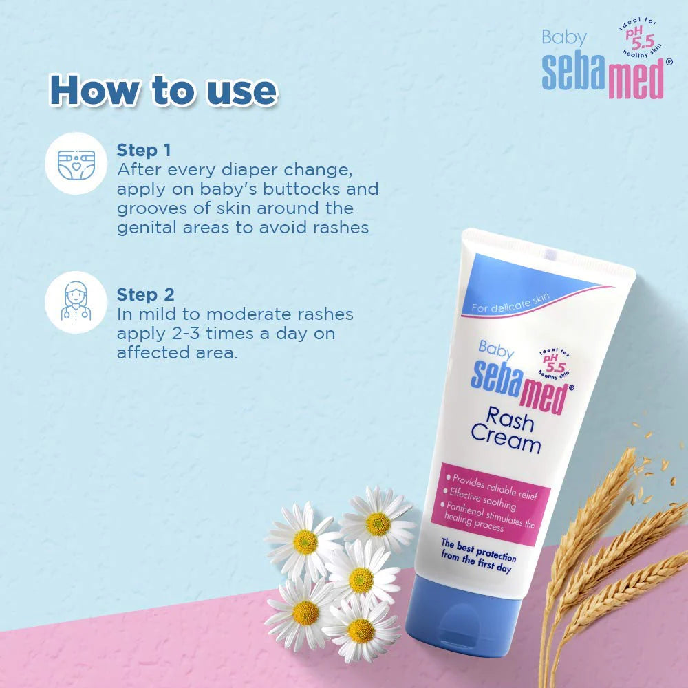 Sebamed Baby Rash Cream For Kids PH 5.5- 100ML -Pack Of 1 Mytrendzcart