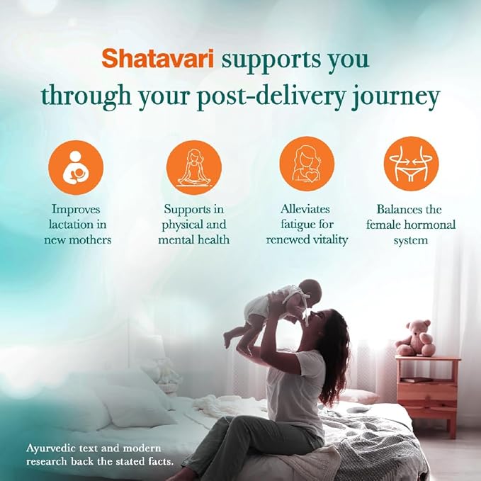 Himalaya Pure Herbs Shatavari Women's Wellness Tablets, Promotes lactation, White Mytrendzcart