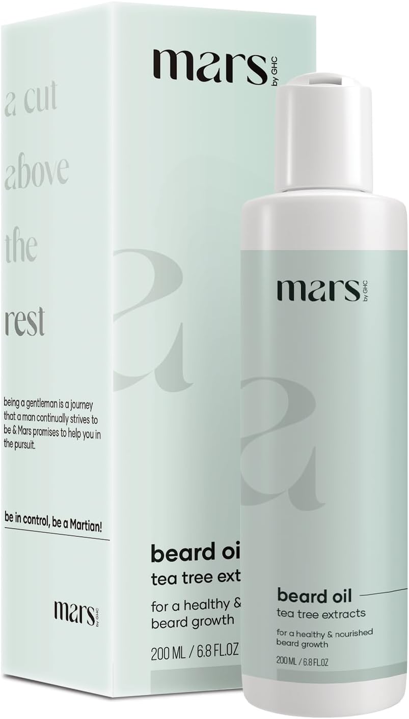 Mars By GHC Beard Growth Oil with Onion, Bhringraj, Tea Tree Oil - Mytrendzcart