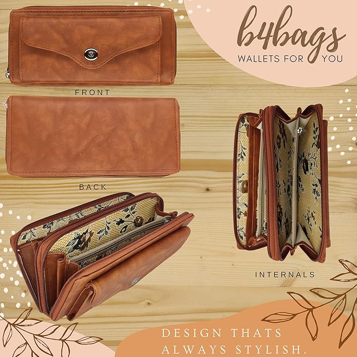 b4bags Wallet for Women | Clutch for Women Daily Use | Ladies Hand Purse for Women Stylish Latest | Ladies Purse for Women Latest |Gifts for Women Wallets for Women Purse | Gift for Girls - Mytrendzcart