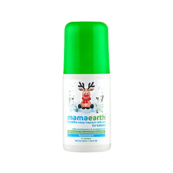 Mamaearth Breathe Easy Vapour Roll-On For Babies -40 ml Mytrendzcart