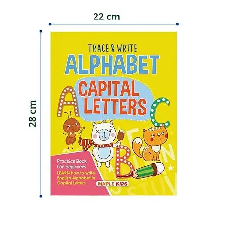 Alphabets Writing Book - Capital Letters (Practice) Paperback - Mytrendzcart