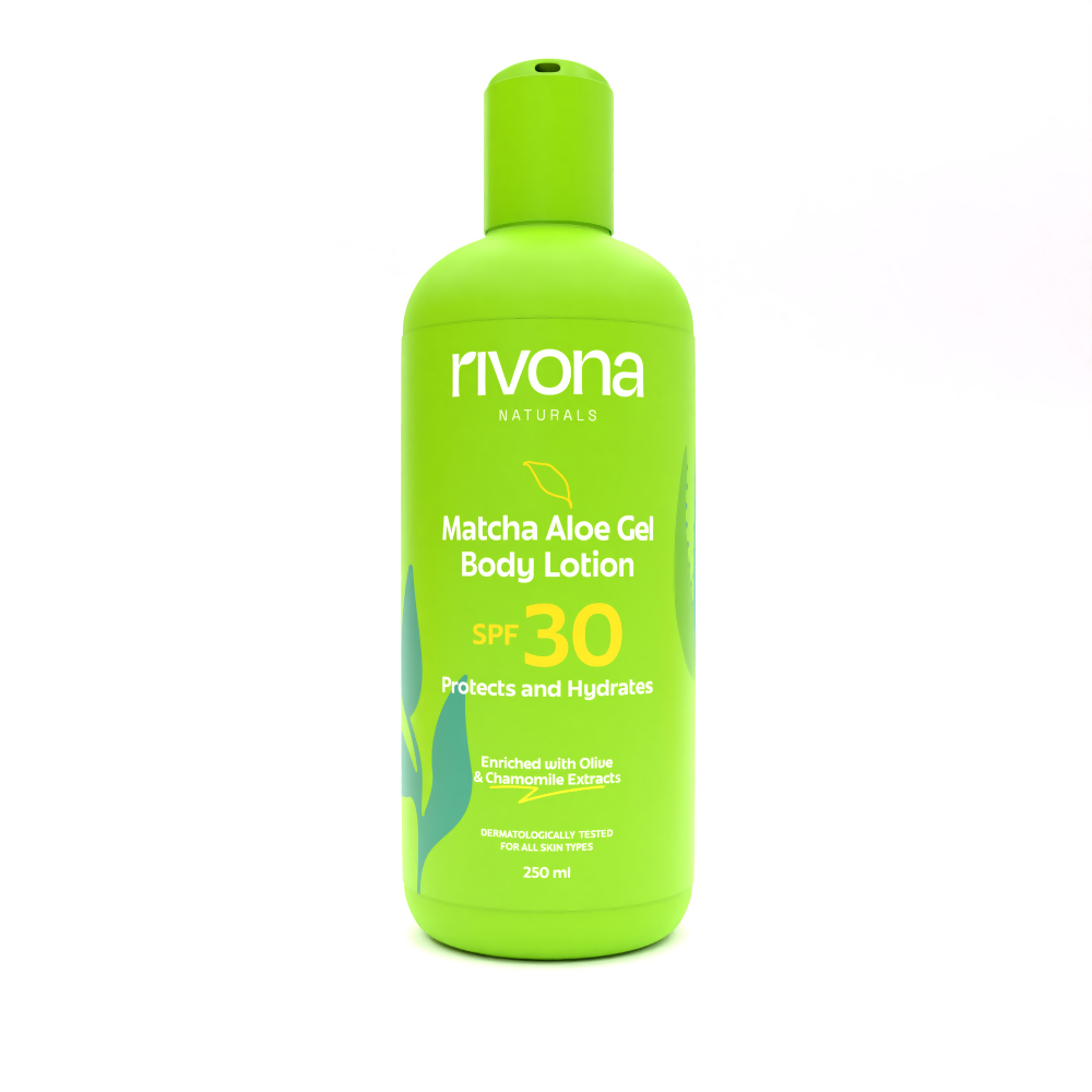 Rivona Naturals Matcha Aloe Gel Body Lotion with SPF 30 - Mytrendzcart