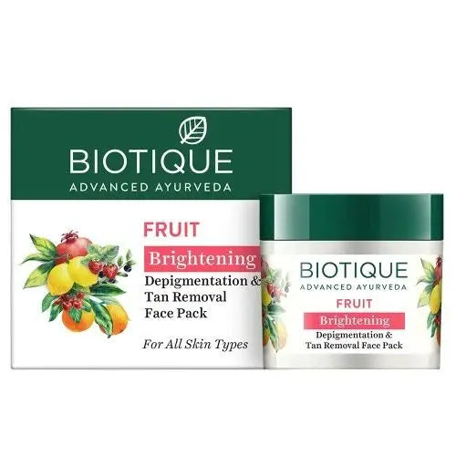 Biotique Bio Fruit Whitening & Depigmentation & Tan Removal Face Pack - Mytrendzcart
