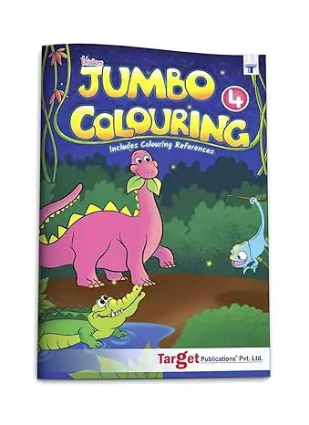 Blossom Jumbo Creative Colouring Book for Kids 8 years to 10 years old | Best Gift for Drawing and Painting | Copy Coloring Book for Kids with Color Reference Guide | A3 Colour Book for Kids | Level 4 - Mytrendzcart