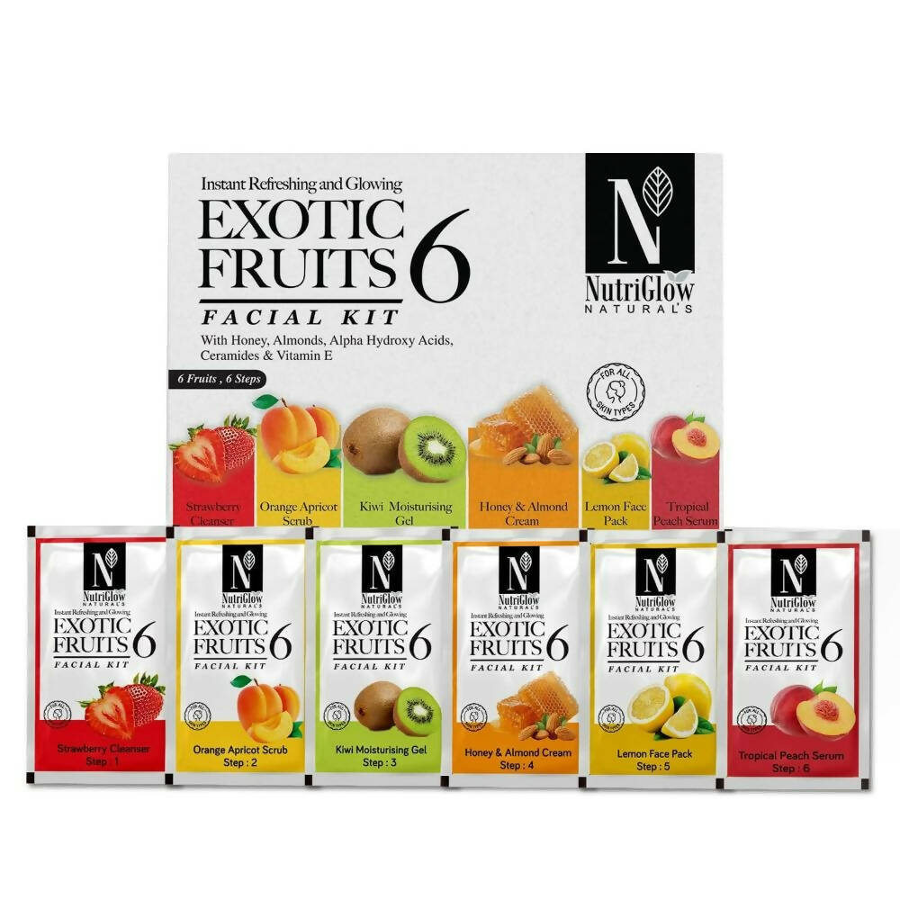 NutriGlow NATURAL'S Exotic Fruit Facial Kit - Mytrendzcart
