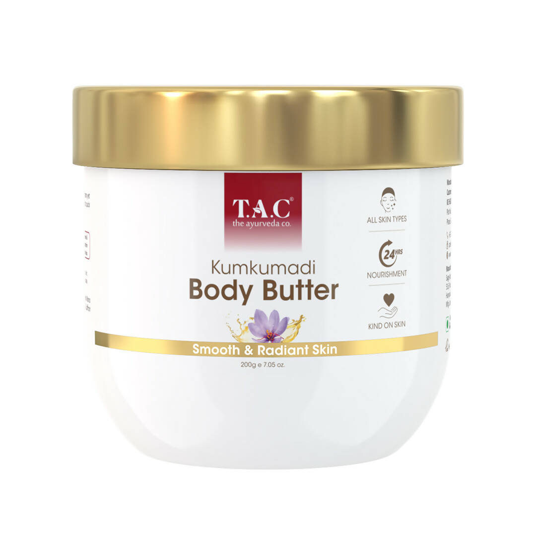 TAC - The Ayurveda Co. Kumkumadi Body Butter With Sandalwood, Saffron & Shea Butter - Mytrendzcart