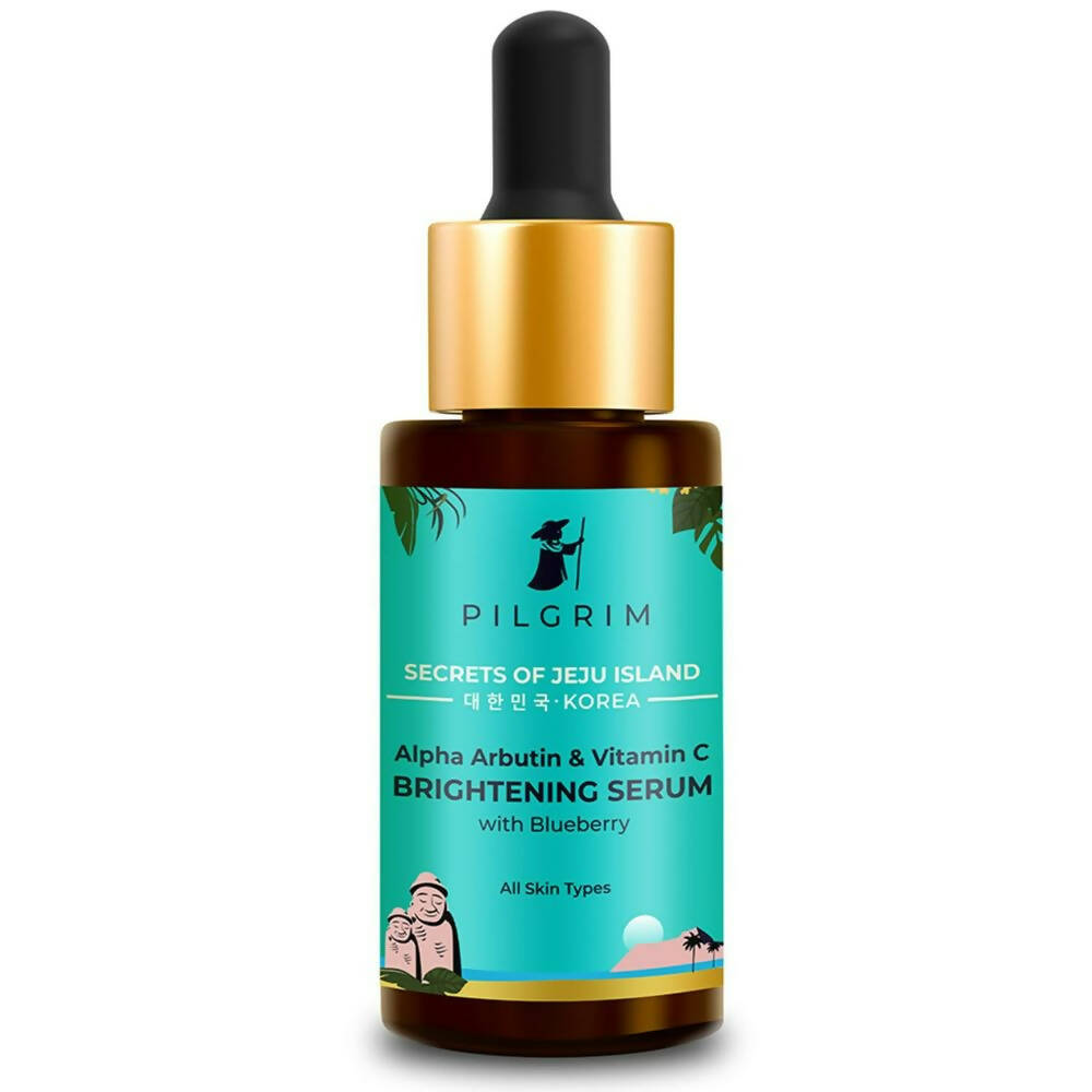 Pilgrim Alpha Arbutin & Vitamin C Brightening Skin Face Serum - Mytrendzcart