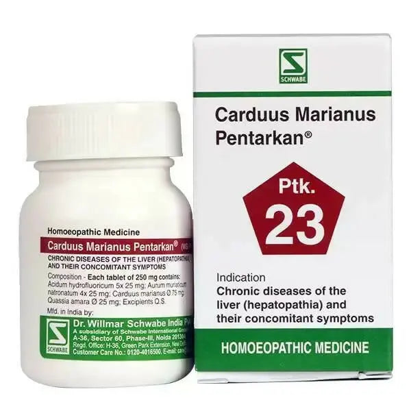 Dr. Willmar Schwabe India Carduus Marianus Pentarkan Ptk 23 Tablets - Mytrendzcart