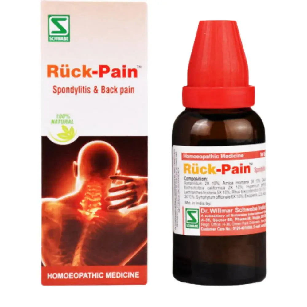 Dr. Willmar Schwabe India Ruck-Pain Drops -30 ml - Mytrendzcart
