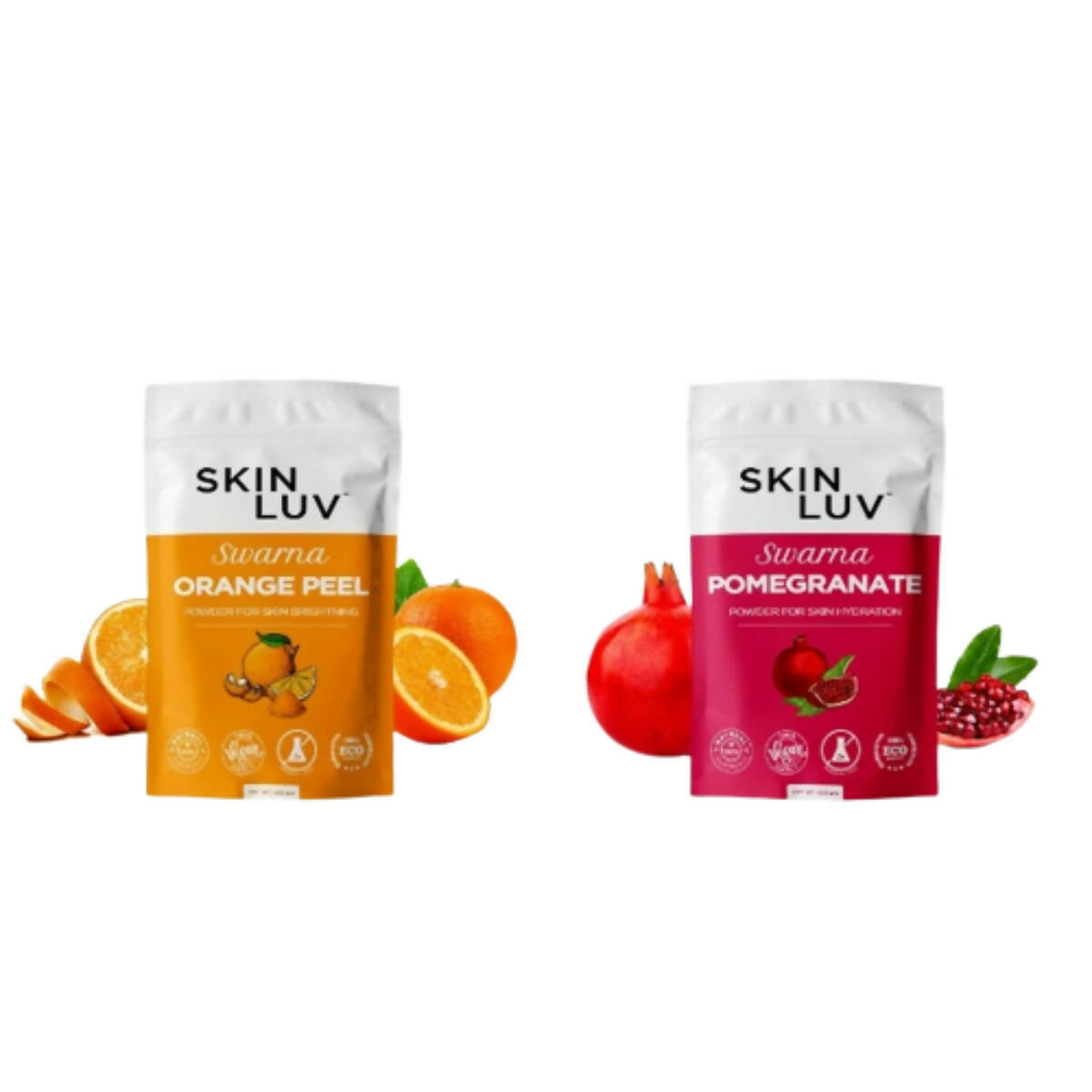 SkinLuv Swarna Orange Peel Powder And Pomegranate Powder Combo - Mytrendzcart