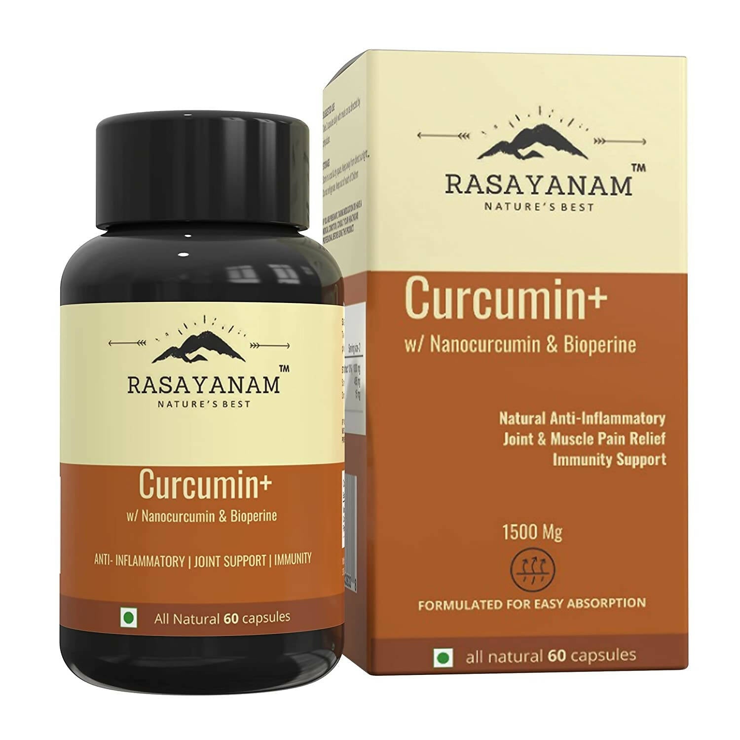 Rasayanam Curcumin+ Capsules - Mytrendzcart