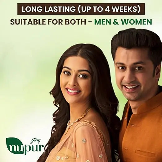Godrej Nupur 100% Pure Henna Powder for Hair Colour (Mehandi) | for Hair, Hands & Feet (500g) - Mytrendzcart