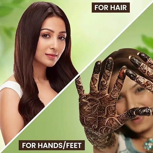 Godrej Nupur 100% Pure Henna Powder for Hair Colour (Mehandi) | for Hair, Hands & Feet (500g) - Mytrendzcart