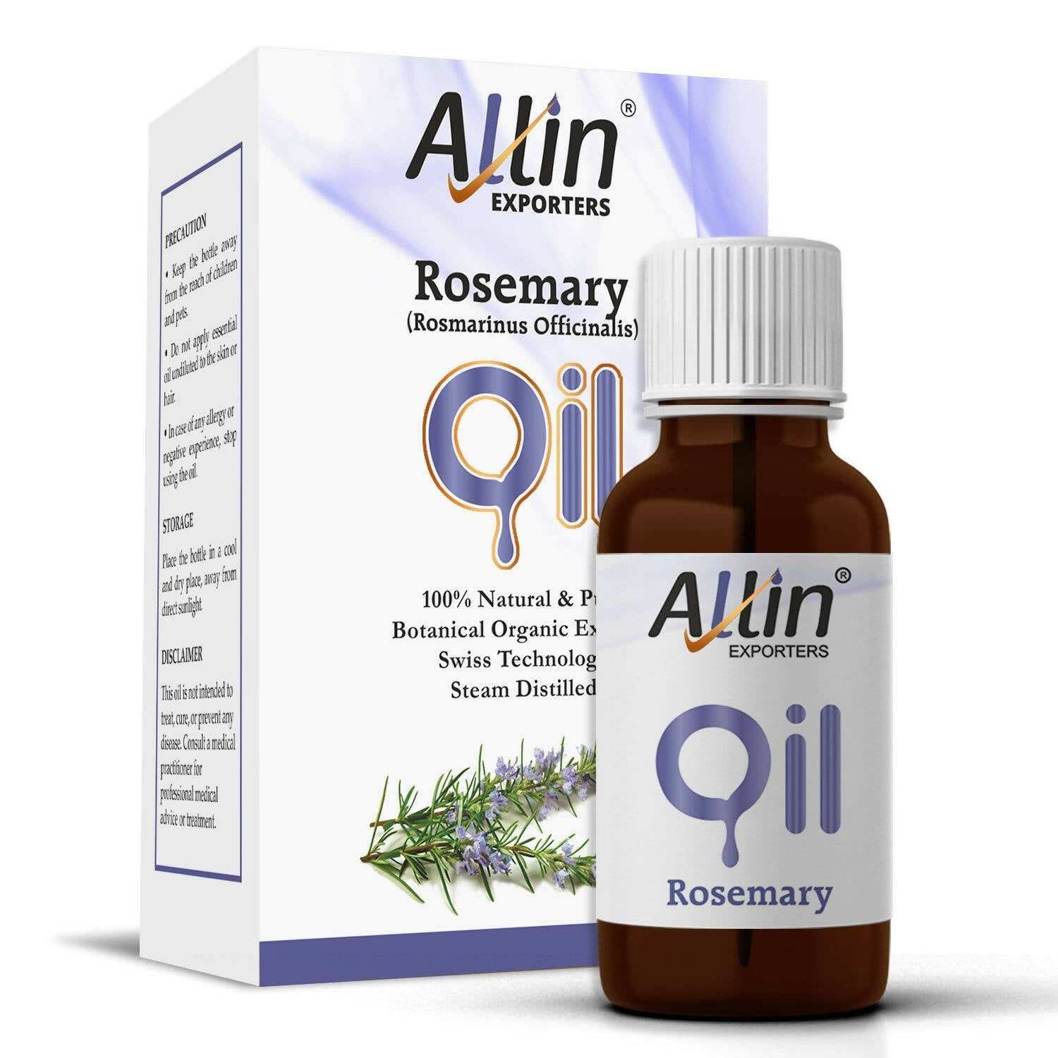 Allin Exporters Rosemary Essential Oil for Hair & Skin - Mytrendzcart