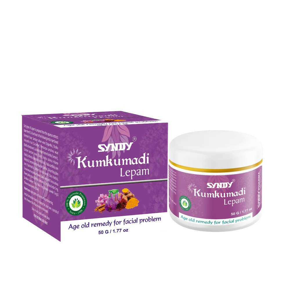 Syndy Pharma Kumkumadi Lepam for Acne, Pimples, Dark Spots, Skin Glow - Mytrendzcart