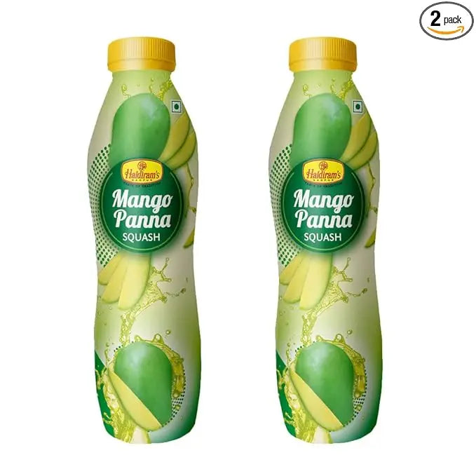 Haldiram's Nagpur Mango Panna Squash (Pack Of 2) 750 Ml, Liquid - Mytrendzcart
