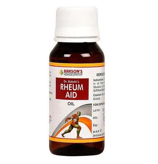 Bakson's Homeopathy Rheum Aid Oil -115 ml Mytrendzcart