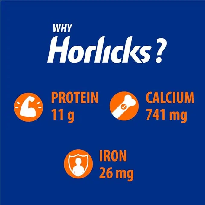 Horlicks Health & Nutrition Drink for Kids, 500g Jar | Classic Malt Flavor | Supports Immunity & Holistic Growth | Health Mix Powder - Mytrendzcart