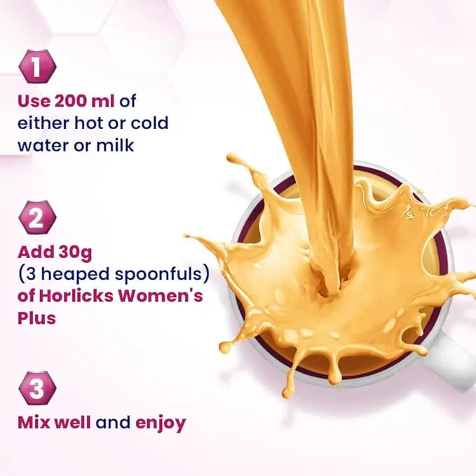 Horlicks Women's Plus Caramel Refill 400g | Health Drink for Women, No Added Sugar | Improves Bone Strength in 6 months, 100% Daily Calcium, Vitamin D - Mytrendzcart