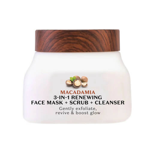 PureSense Macadamia 3 in 1 Renewing Face Mask, Scrub & Cleanser - Mytrendzcart
