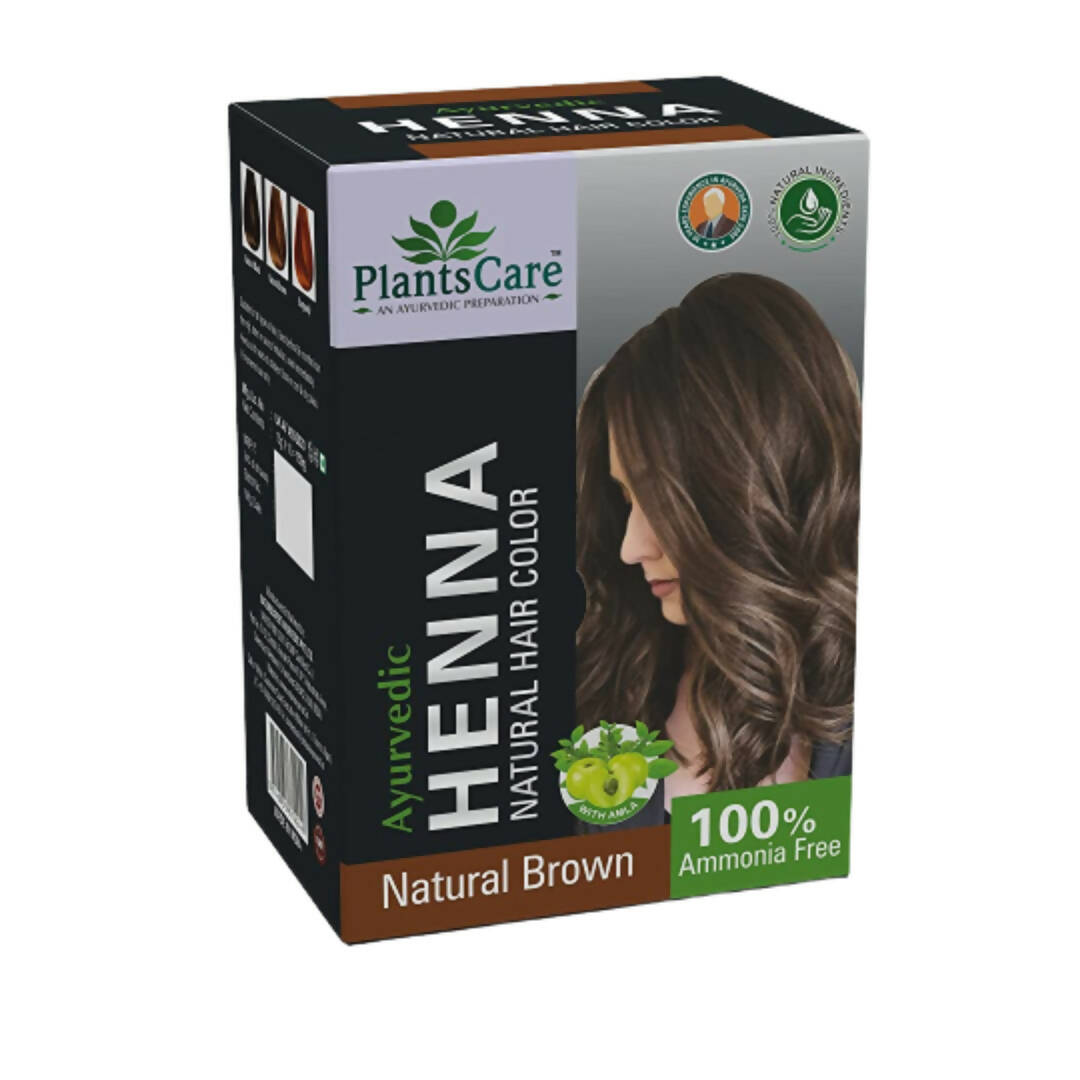 Plants Care Ayurvedic Henna Natural Hair Color Brown - Mytrendzcart