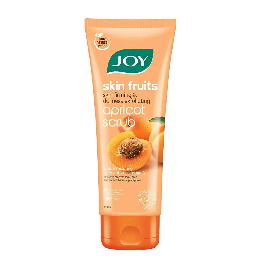Joy Skin Fruits Skin Firming & Dullness Exfoliating Apricot Scrub -200 ml - Mytrendzcart