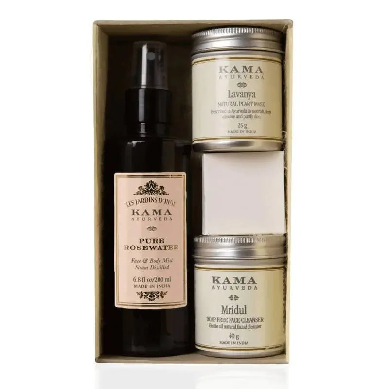 Kama Ayurveda Ayurvedic Facial Gift Box -520 gm - Mytrendzcart