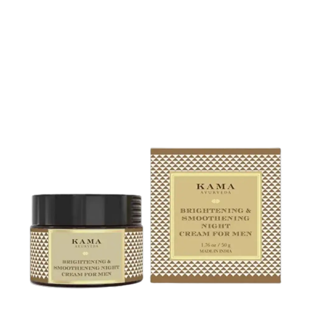 Kama Ayurveda Skin Brightening Night Cream For Men -50 gm - Mytrendzcart