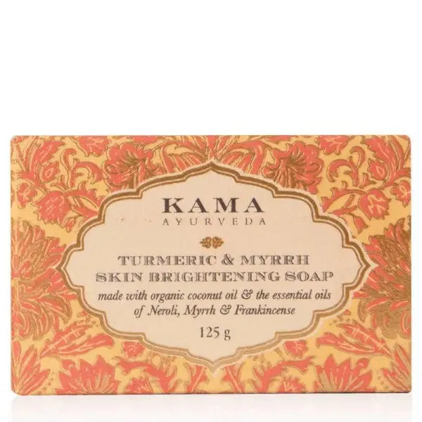 Kama Ayurveda Turmeric & Myrrh Skin Brightening Soap 125gm -125 gm - Mytrendzcart