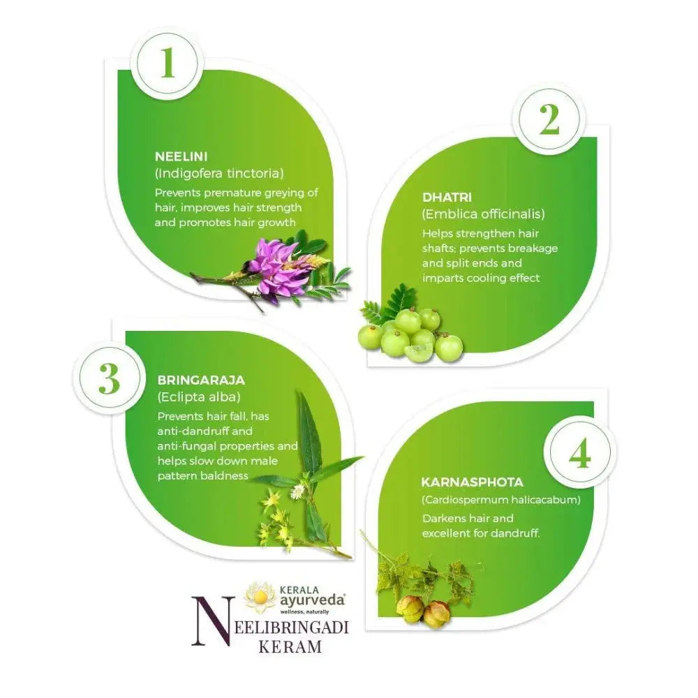 Kerala Ayurveda Neelibringadi Keram -200 ml - Pack of 1 - Mytrendzcart