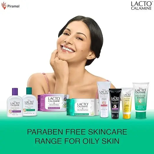 Lacto Calamine Daily Cleansing Facial Wipes 25N Each - Pack of 2 | Wet Wipes for Face with Aloe Vera, Cucumber & Vitamin E | Makeup Remover Wipes| Hydrating,Refreshing, Soothing| - Mytrendzcart